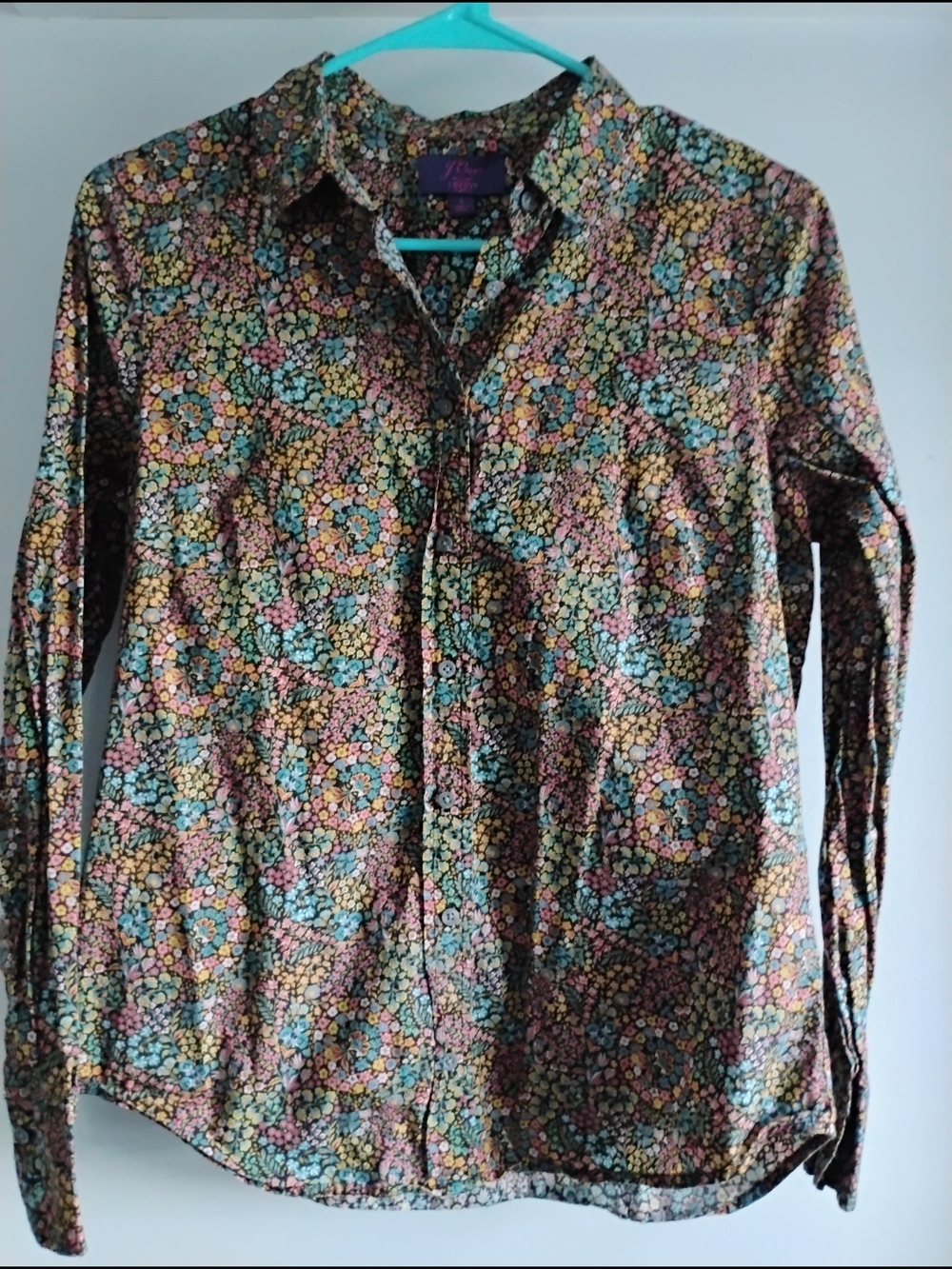 J. Crew Liberty Little Marquess Floral Button Front Shirt